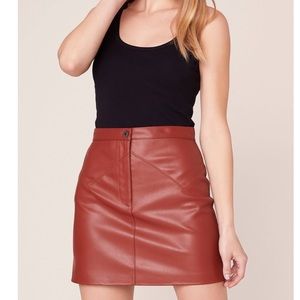 BB Dakota Keep Livin Rust Skirt